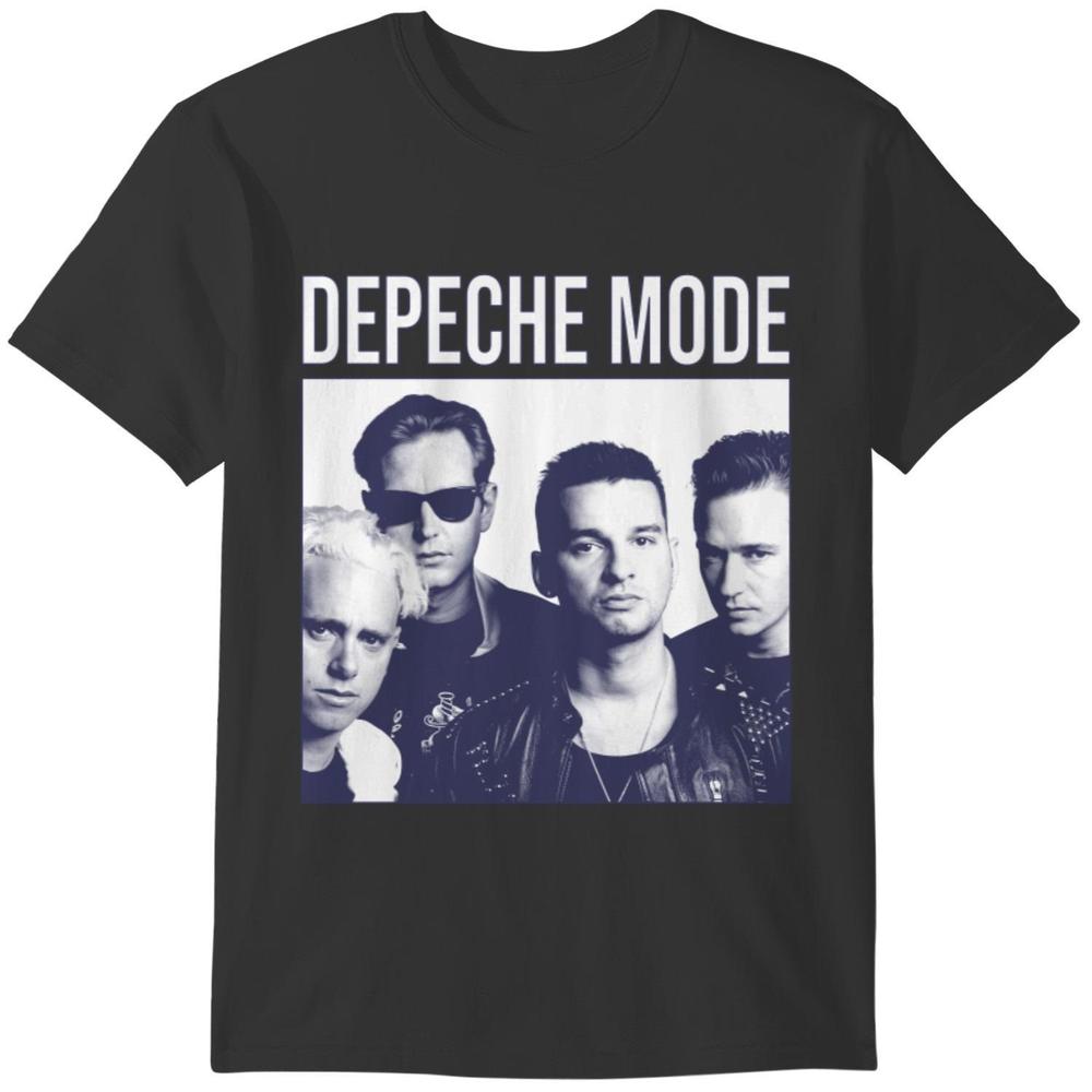 Depeche Mode Band  T-Shirt -Retro 80S Music Band Members Shirt